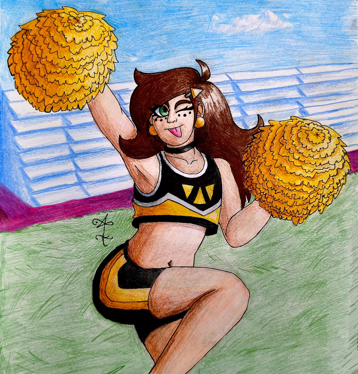 eternalhevel's tweet photo. Cheerleader ari!
#arimarathon day 3 season 2 https://t.co/n7yTE3ge8t