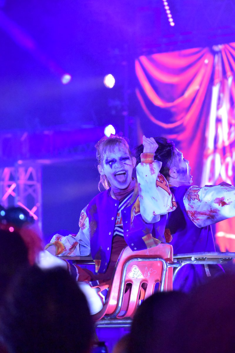 _unr_k2's tweet photo. 9/14 18:20 グラマシー ホラナイ
ハロウィンホラーナイトアカデミー
あみちゃん

駆除作戦のイメージ強かったから、Rat Tat Tat踊ってんの懐かしすぎた🩷💜 https://t.co/yUxPImUQB2