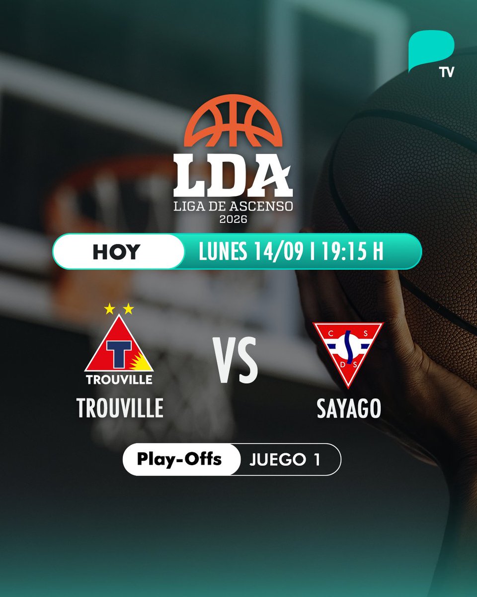 antel_tv's tweet photo. ¡Arrancan las semifinales de la LDA!

@clubtrouvilleuy y @sayago_basquetbol abren una serie que pone en juego mucho más que un lugar en la final: el sueño del ascenso.

El rojo de Pocitos recibe como local a Sayago, en el primer capítulo de un duelo que promete emociones de principio a fin.

Activá AntelTV Premium y disfrutá el partido EN VIVO a través de VTV.

Hay cosas que solo se ven acá