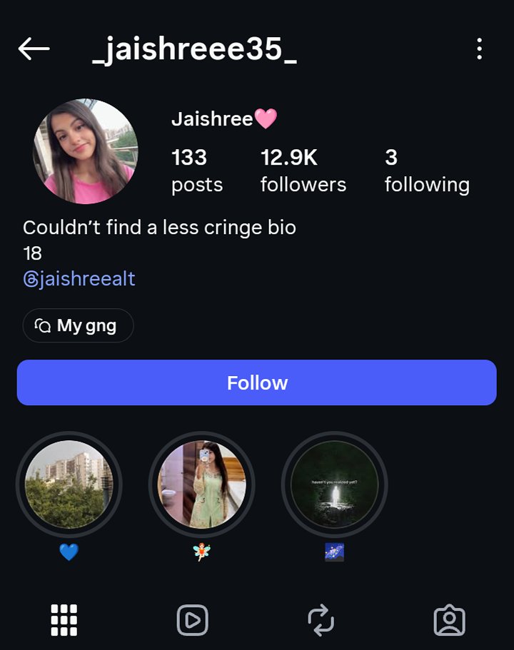 mlvlybngtn's tweet photo. This person on Instagram claims that ARMYs are immature for reacting to her videos, while she herself uses BTS for clout, creates unnecessary hate and spreads misinformation 

Instagram: @/_jaishreee35_
Tiktok: @/jaishree692

More proof is included in the pictures and video below https://t.co/sYCsy11wLG