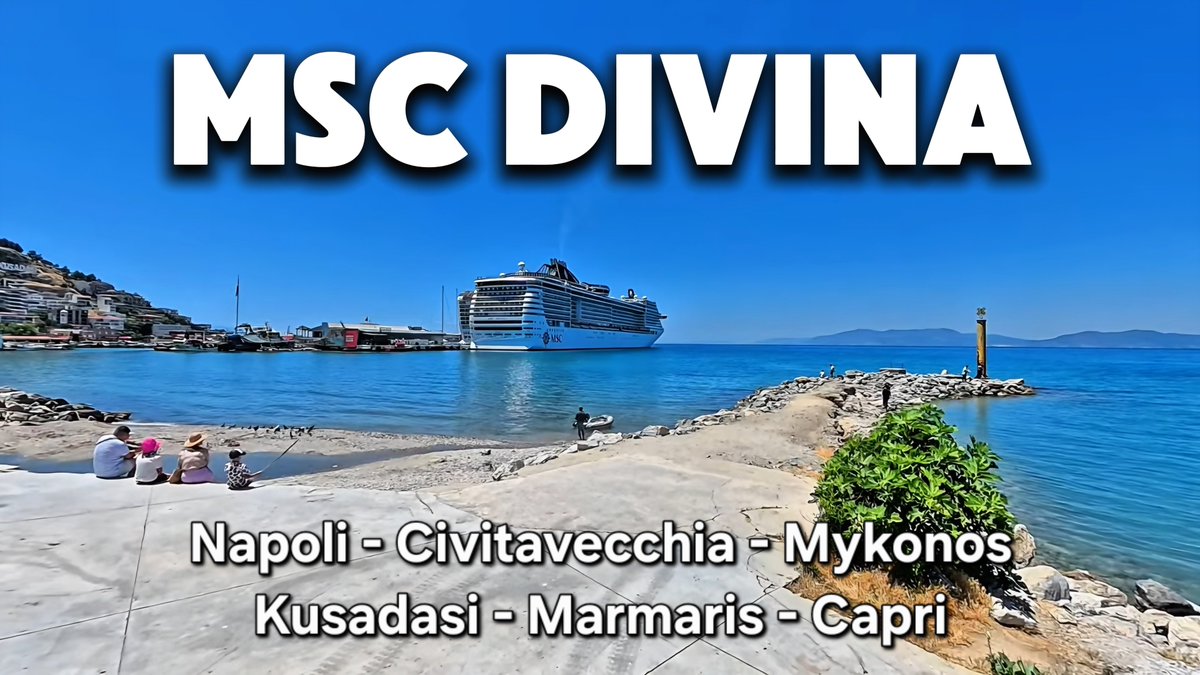 grtrsm's tweet photo. Crociera nel Mediterraneo con Msc Divina da Napoli a Civitavecchia, Mykonos, Kusadasi, Marmaris, Capri
Video youtube nei commenti #mscdivina #crociera https://t.co/qW8hsW5YM9