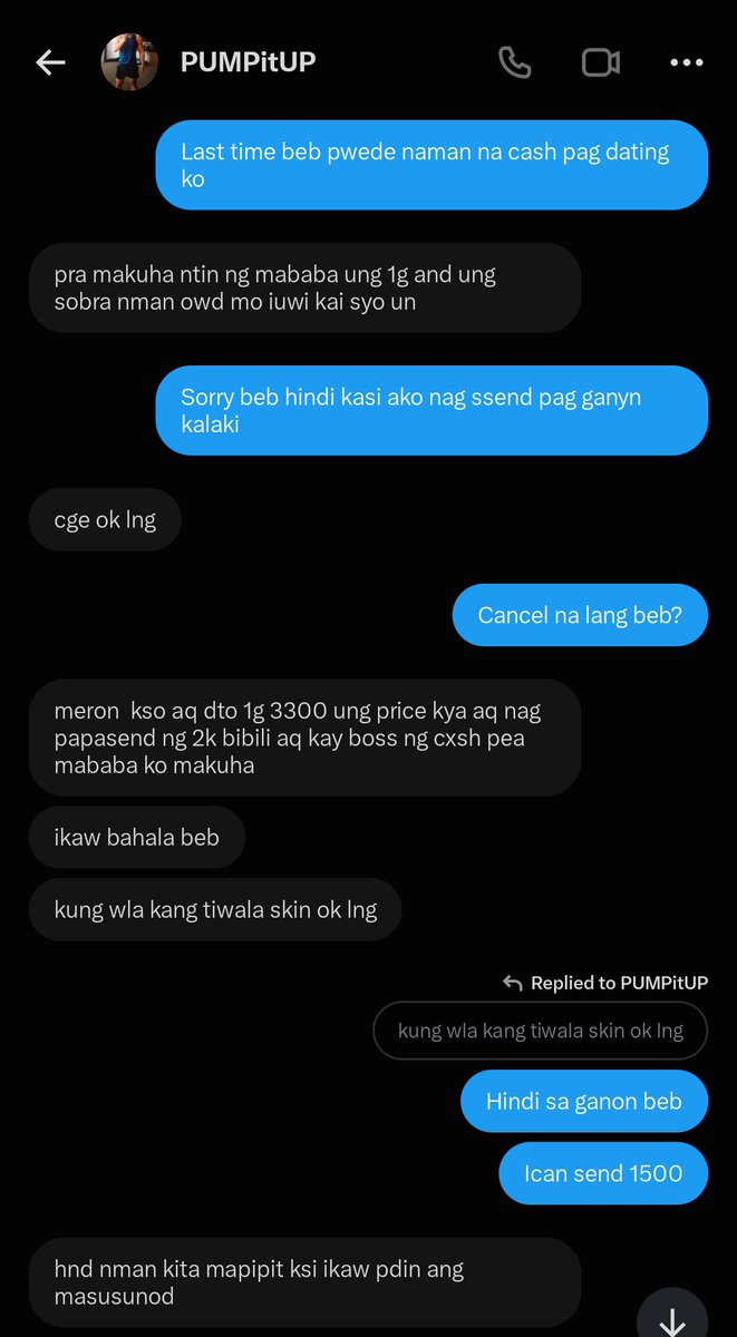 FCG088's tweet photo. Kamusta na beb ang tiwala lang? Tiwala na mabubulsa ang pera @PUMPitUP0001. https://t.co/fGaD0BnEfb