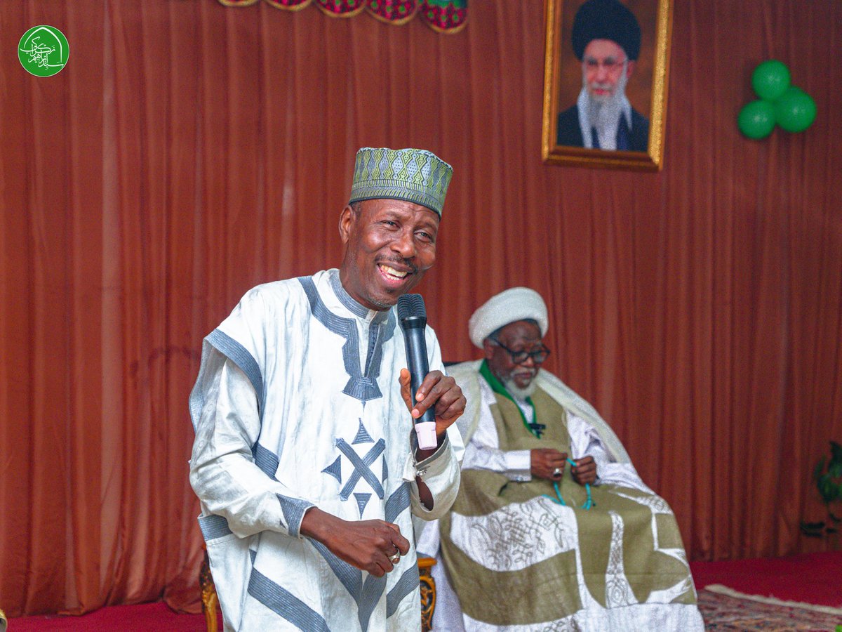 SZakzakyOffice's tweet photo. Leader Sheikh Ibraheem Zakzaky (H) attended the Maulid celebration organised by the Resource Forum of the Islamic movement yesterday, Sunday, 13 September, in Abuja, Nigeria. https://t.co/CuRpcJyNyv
