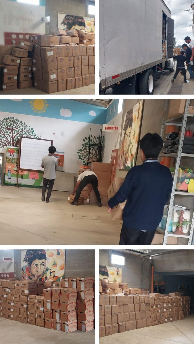 FundatedNews's tweet photo. Como parte de actividades desarrolladas la semana anterior, se recibieron alimentos fortalecidos de COH para la atención de 1,500 estudiantes de escuelas en San Martín Jilotepeque, Patzun y San Juan Comalapa que son parte de nuestro programa de salud nutricional https://t.co/nZLfP40u6N