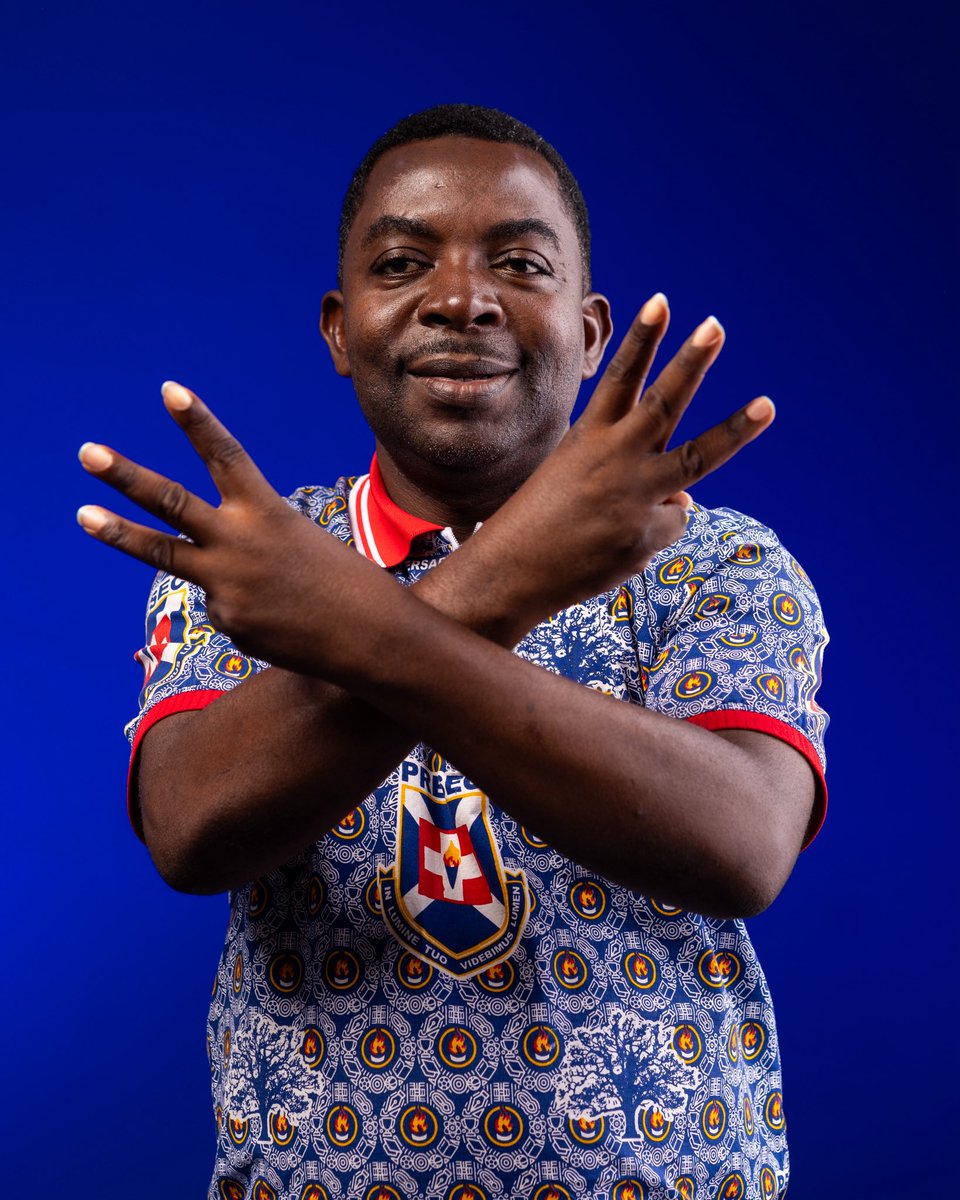 NSMQGhana's tweet photo. The man, the myth, the legend 🔥.

Dzidefo Afram, of Presbyterian Boys’ Secondary School, our 2026 Champions. 

#NSMQ2026 https://t.co/qb3drz47Yy