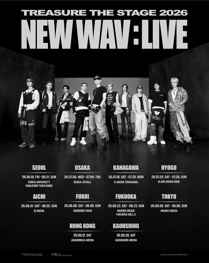 pinkpinkpink_99's tweet photo. ตารางงานเทรเชอร์ ครึ่งเดือนหลังกันยายน

17 ก.ย.  MC จองฮวาน M Countdown
19 ก.ย.  2026 The Fact Music Awards
     •TREASURE Stage
     •JIHOON &amp; JIYU KiiiKiii  Collab Stage 
19 ก.ย.  วันแจฮยอก
24 ก.ย.  MC จองฮวาน M Countdown
26 ก.ย.  THE STAGE IN KAOHSIUNG
28 ก.ย.  วันเกิดจองอู https://t.co/Aoin8MMWsT