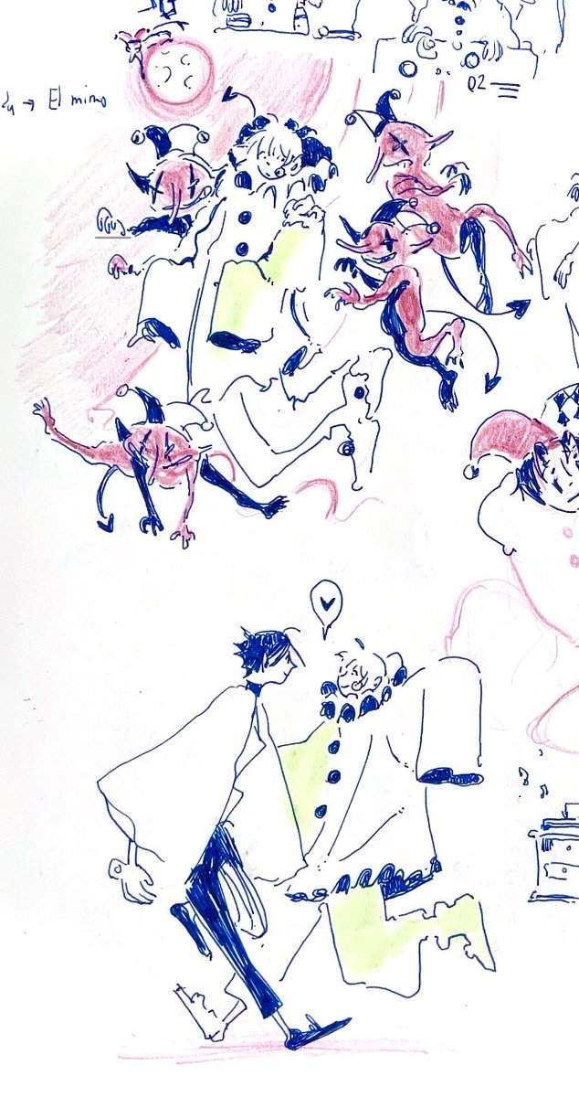 malepuchiss's tweet photo. more mime toge, masked yuta and harlequin gojo to prepare for inktober :) https://t.co/y0MiNiDsZg