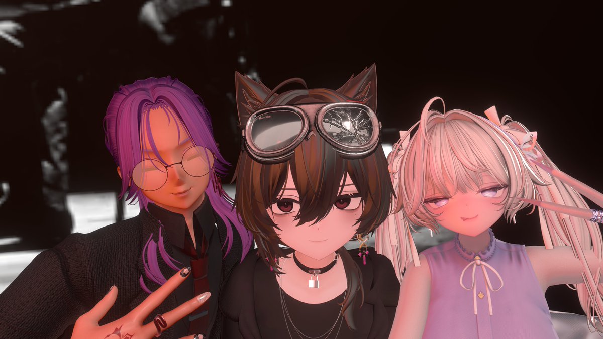 meow_zame's tweet photo. 9💜13 #VRC_Courtesy 初めて行ってきました!
また同じメンツで奇跡的に会えました✨
初めていきましたが、雰囲気が独特で、皆様お話上手ですごく楽しかったです! https://t.co/LnbBAOPX8m