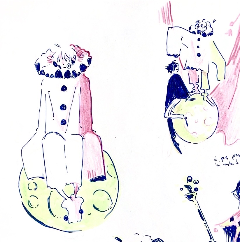 malepuchiss's tweet photo. more mime toge, masked yuta and harlequin gojo to prepare for inktober :) https://t.co/y0MiNiDsZg