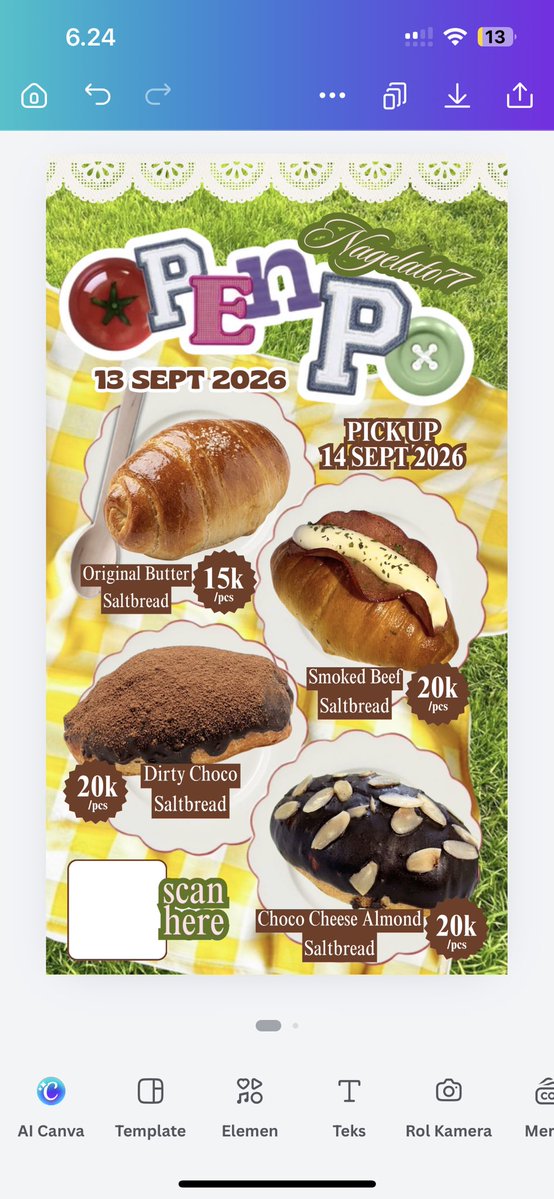 nagelato77's tweet photo. pre order menu poster https://t.co/F5EpNEyPKL