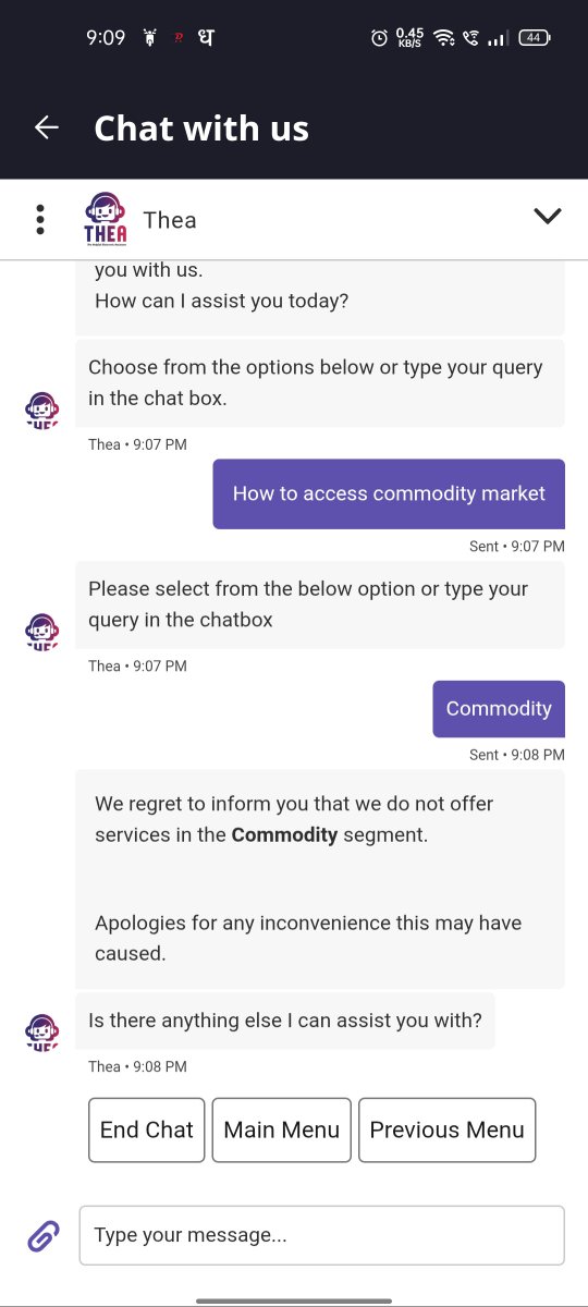 Babaji716's tweet photo. @_sbisecurities  what is this aaj mene check kiyaa ap commodity offer nahi karte 🙄 https://t.co/R4YWPmCGbG