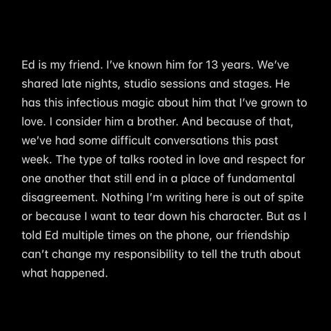 looptourUA's tweet photo. Macklemore shares statement regarding being dropped from the LOOP Tour. (1/3) https://t.co/ihux3DJbTJ
