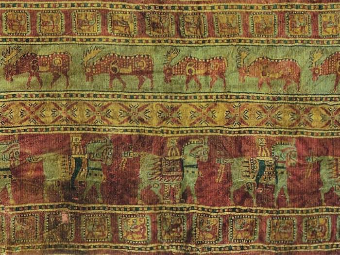 afsixo's tweet photo. 🇮🇷This Persian rug is older than 96% of the countries on Earth.

The Pazyryk rug is roughly 2,500 years old.

Let that sink in. https://t.co/UV6WFiHdUP
