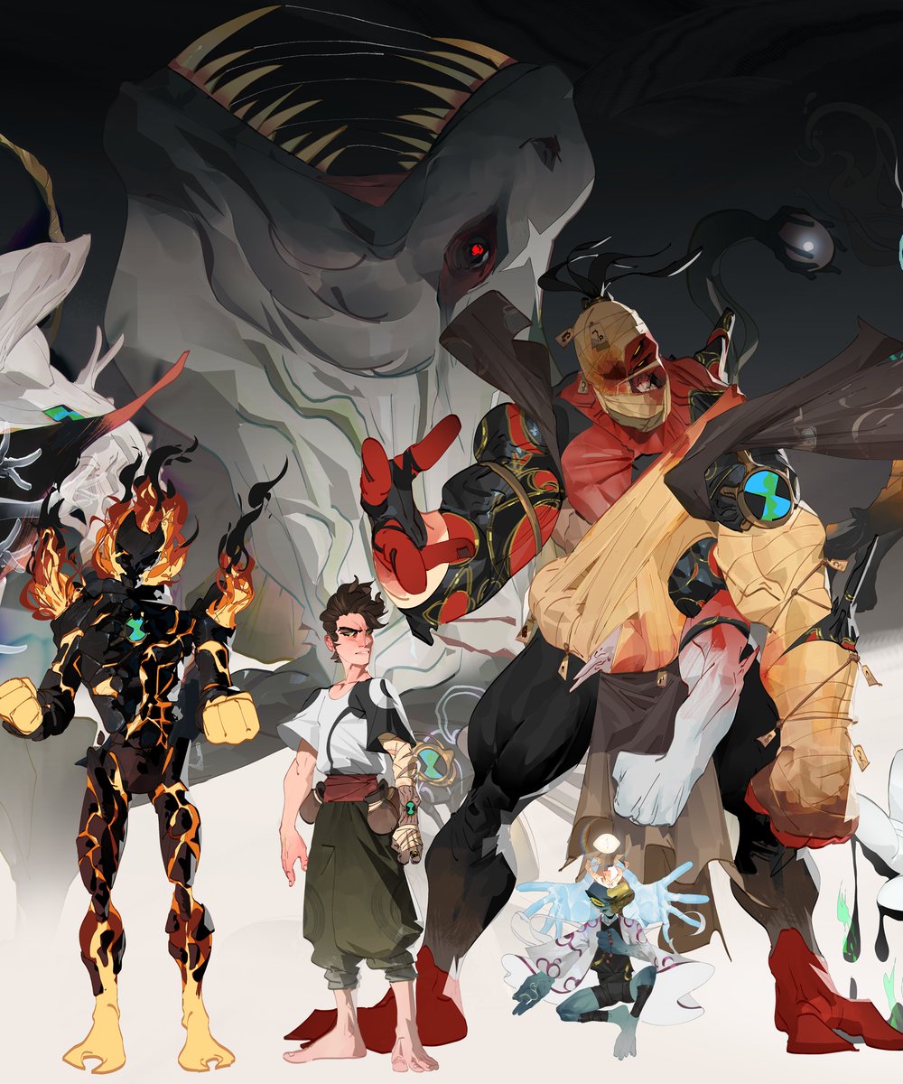 montechaka's tweet photo. All the A̶l̶i̶e̶n̶s̶ Spirits for #ben10spirits 
(Lore in the comments) https://t.co/uGab4y1CM5