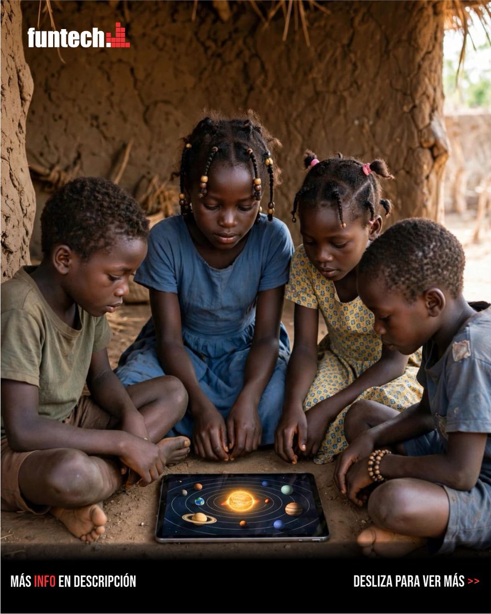 funtech_ar's tweet photo. ❤️ Hoy en una escuelita de tierra en Turkana, Kenia, pasó algo que no pasó nunca. Como parte de una campaña de alfabetización se entregaron tablets con IA. Sus caras lo resumen todo.
#funtech #africa #inteligenciaartificial #educacion #tecnologia #kenya #ai #ia #virałreels https://t.co/zvFTneTP2T