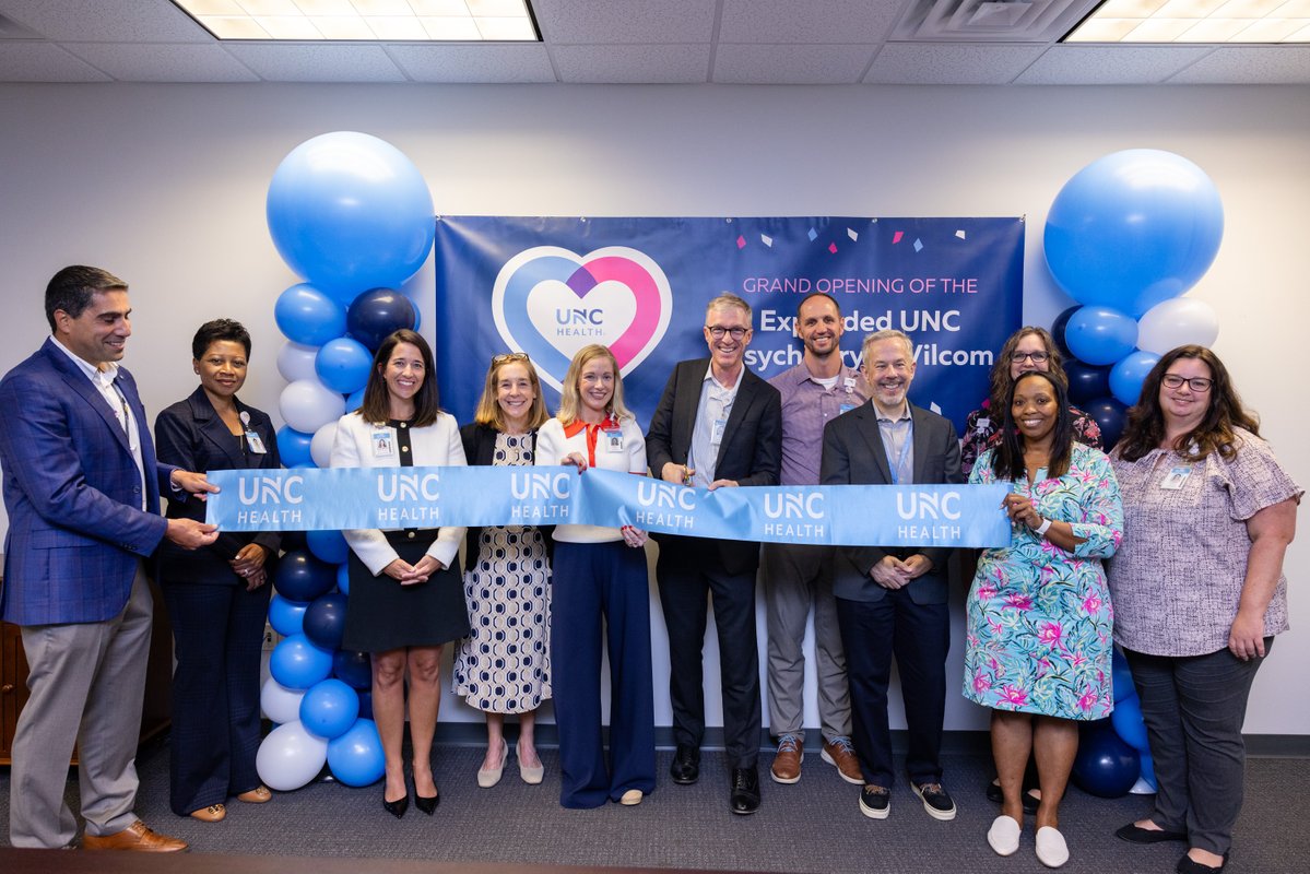 We recently celebrated the grand opening of additional clinic space at UNC Psychiatry at Vilcom.