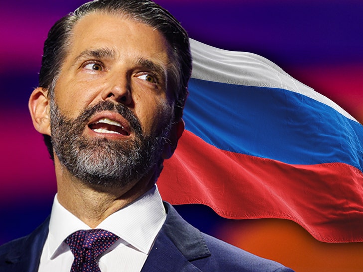 TMZ's tweet photo. Donald Trump Jr.'s wedding bankrolled by Russian oligarch tied to Putin. https://t.co/TtdWy9qUp5 https://t.co/Hx8gHUSou4