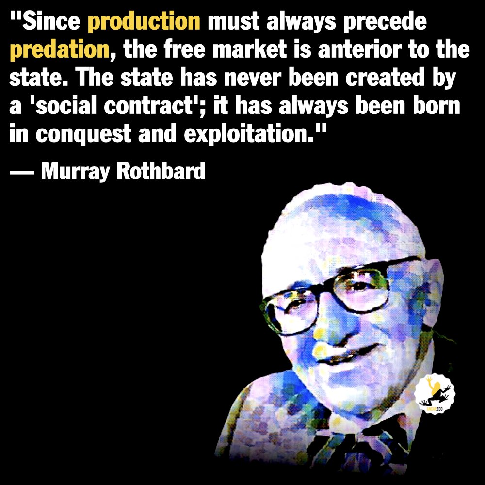 LibEnviron's tweet photo. #AnarchoCapitalism #Libertarianism #MurrayRothbard #Rothbard https://t.co/aPTPrsNaiy