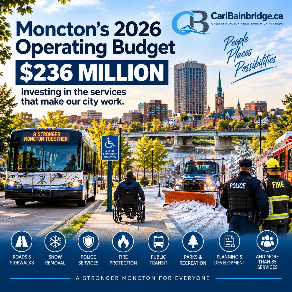 carlbainbridge's tweet photo. Moncton’s next budget is about more than a tax rate.

It’s a choice about transit, infrastructure, accessibility, affordability and whether municipal services keep pace with growth.

My latest:
 https://t.co/rWPF4g58Mm
#Moncton #GreaterMoncton https://t.co/x80yEPnnfF