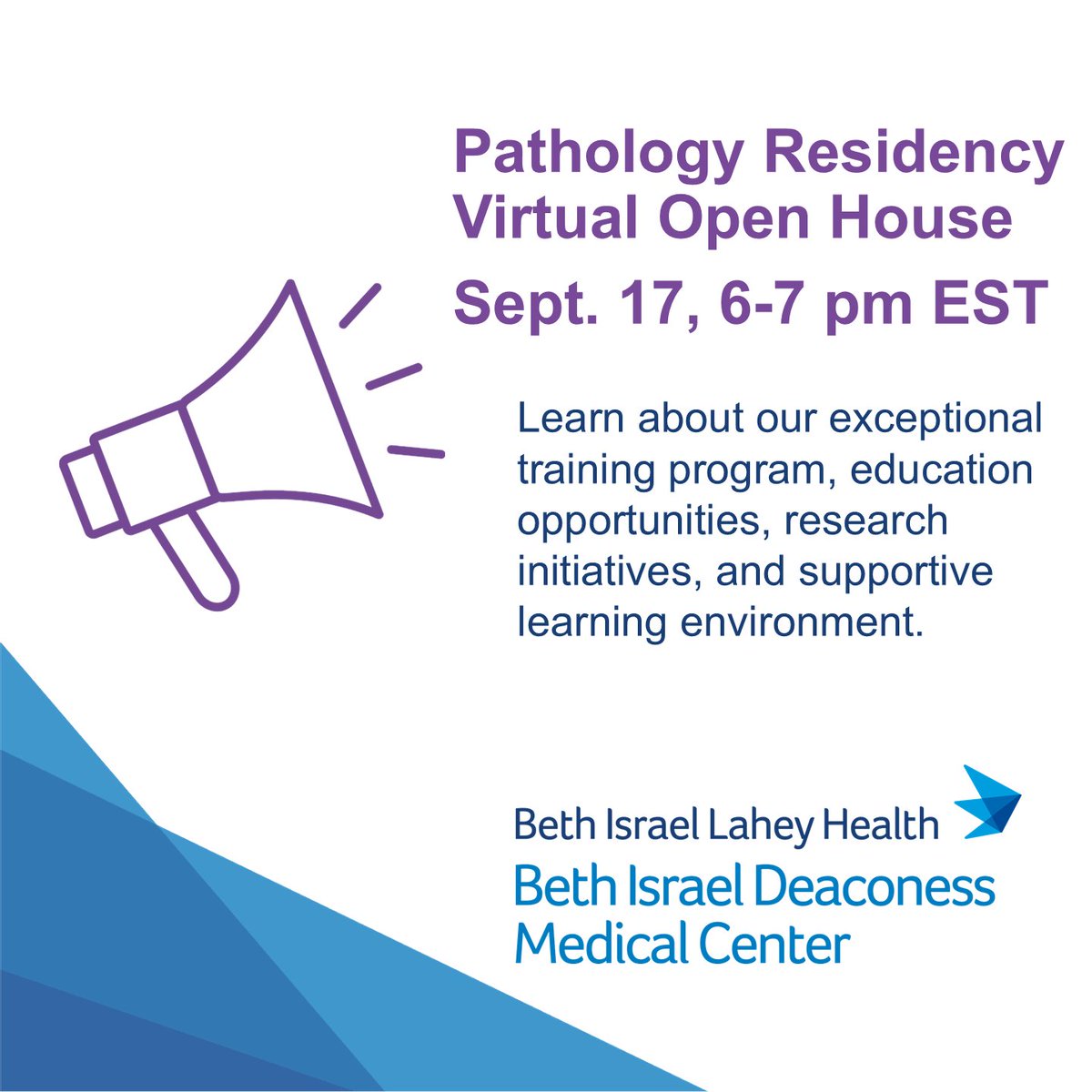 BIDMCpath's tweet photo. Join us via Zoom https://t.co/nK9aWaqn0M #Pathology #PathologyResidency #PathResident #MedEd https://t.co/rNPpBULXaO