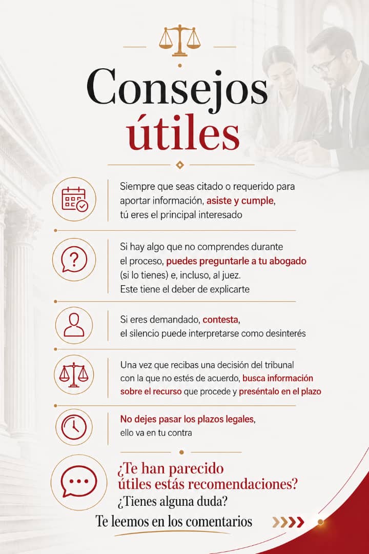 TSupremoCU's tweet photo. ¿Conocía usted la importancia de estos plazos y actuaciones procesales?
Déjenos sus dudas en los comentarios. ¡Te leemos!
#Justicia #TribunalSupremoPopular #ConsejosLegales #Derechos #ProcesosJudiciales https://t.co/kqgtBdLpBG