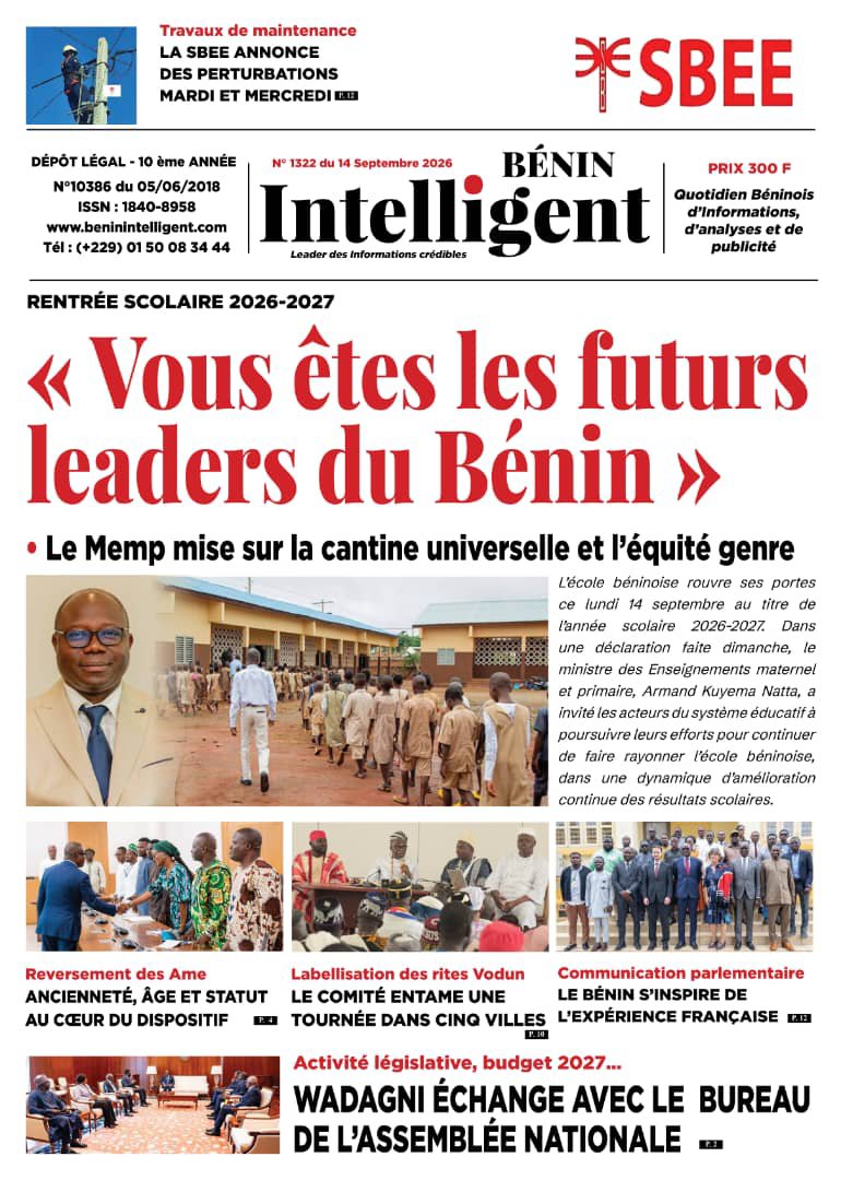 BeninBnin's tweet photo. Bonne rentrée scolaire https://t.co/UUbBDj9QCp