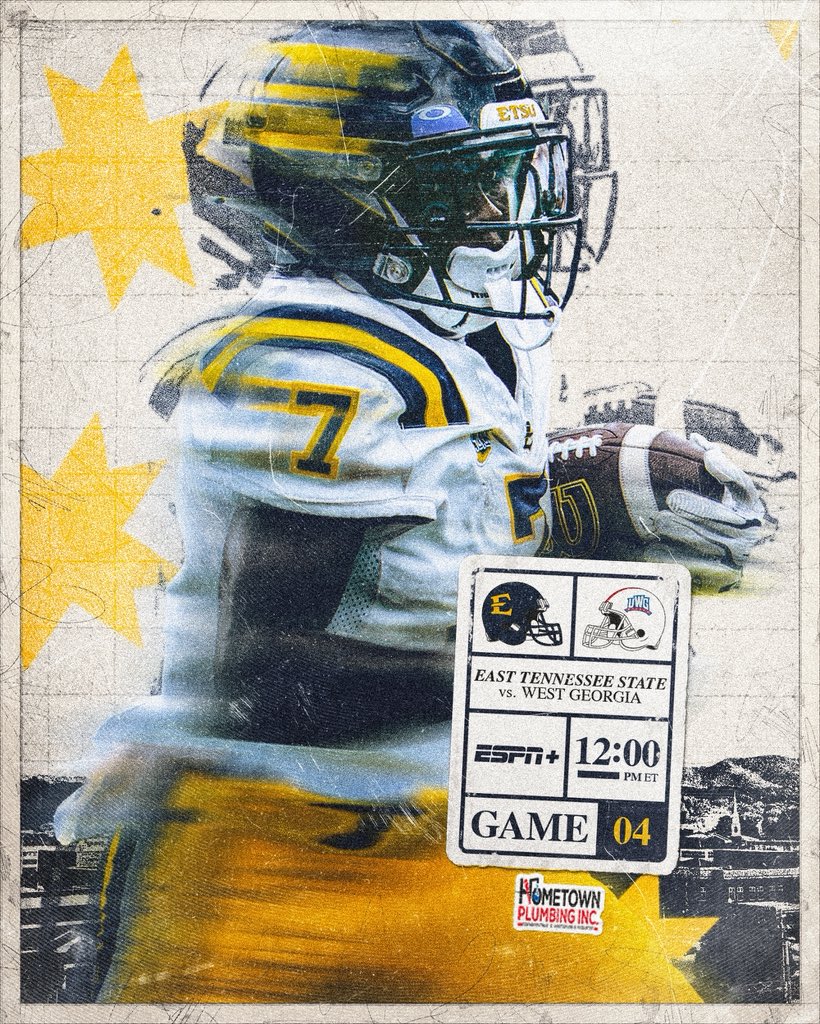 ETSUFootball's tweet photo. back at home!

#GoBucs | #BUCkleUp https://t.co/r01A5MyEYI