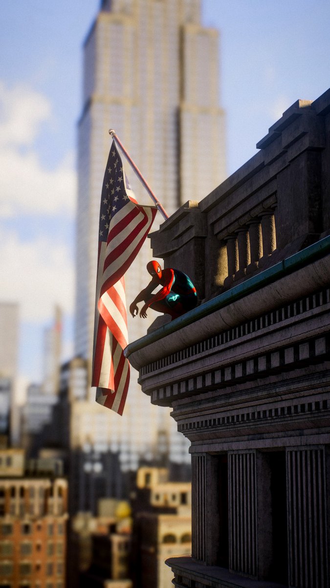 YoItsZylo's tweet photo. It’s a brand new day 🕷️
#spiderman #SpidermanPS5 #Virtualphotography https://t.co/hRzjFfgFab