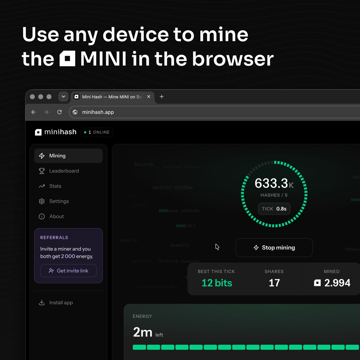 MiniHashHQ's tweet photo. We are live. https://t.co/6nnN46kzBF https://t.co/l1YmhSNg8L