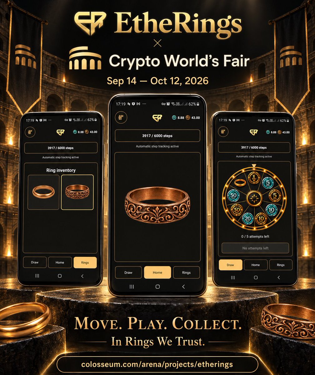 etherings2earn's tweet photo. Today it starts.

EtheRings is entering @colosseum’s Crypto World’s Fair. 💍

The MVP already works. Yesterday I froze the pre-hackathon baseline.

Now: Solana, Alpha, and four weeks of building in public.

Project page:
 https://t.co/0CN45lozON
#EtheRings #Solana https://t.co/2NpJ9tsnH3
