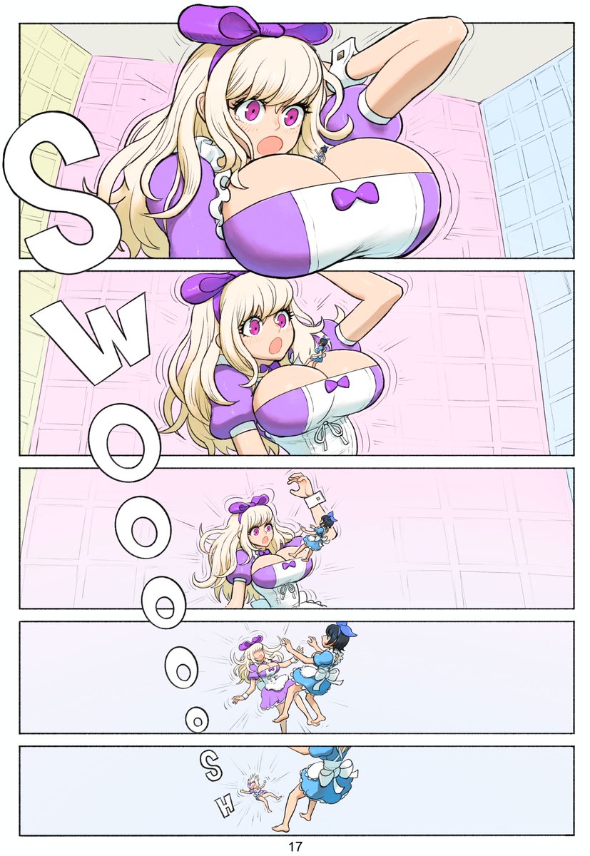 ddaatt33's tweet photo. Wonderland tag team mishaps - Page 17
The potion takes effect, and Iliya suddenly starts shrinking! https://t.co/tU3veY7DU9