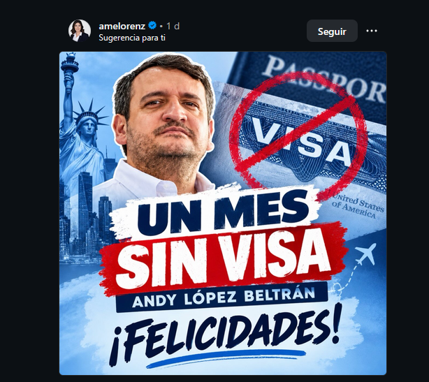 ZuritaCarpio's tweet photo. Cómo estará la situación de @AccionNacional que su último logró es que Andy no tenga visa https://t.co/HBw4SKMUKJ