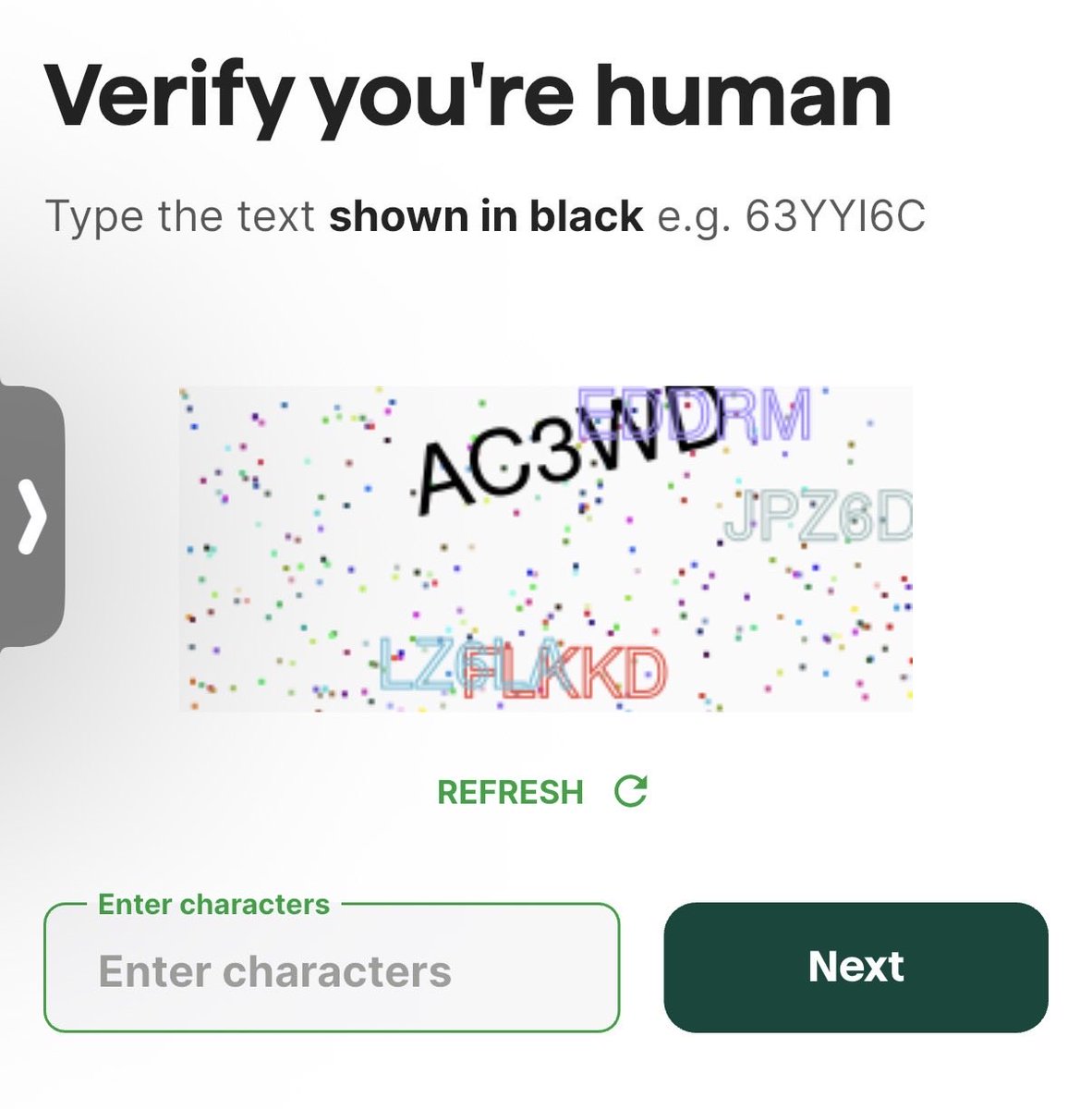 becosiken's tweet photo. @investbamboo  I’ve verify I’m human multiple times and I still can’t get into my account. https://t.co/1w4JbzDKeF