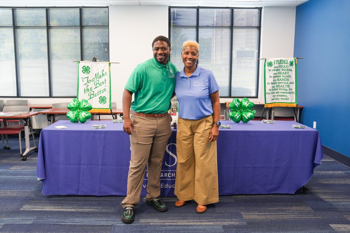 SCState1890's tweet photo. Our Open House was a success!

Last Wednesday, faculty, staff and students had the chance to learn about our program areas and explore the impactful research projects shaping communities across South Carolina.

Thank you to everyone who joined us during #AgAndLandGrantWeek! 🌱 https://t.co/gsR3POjUxg