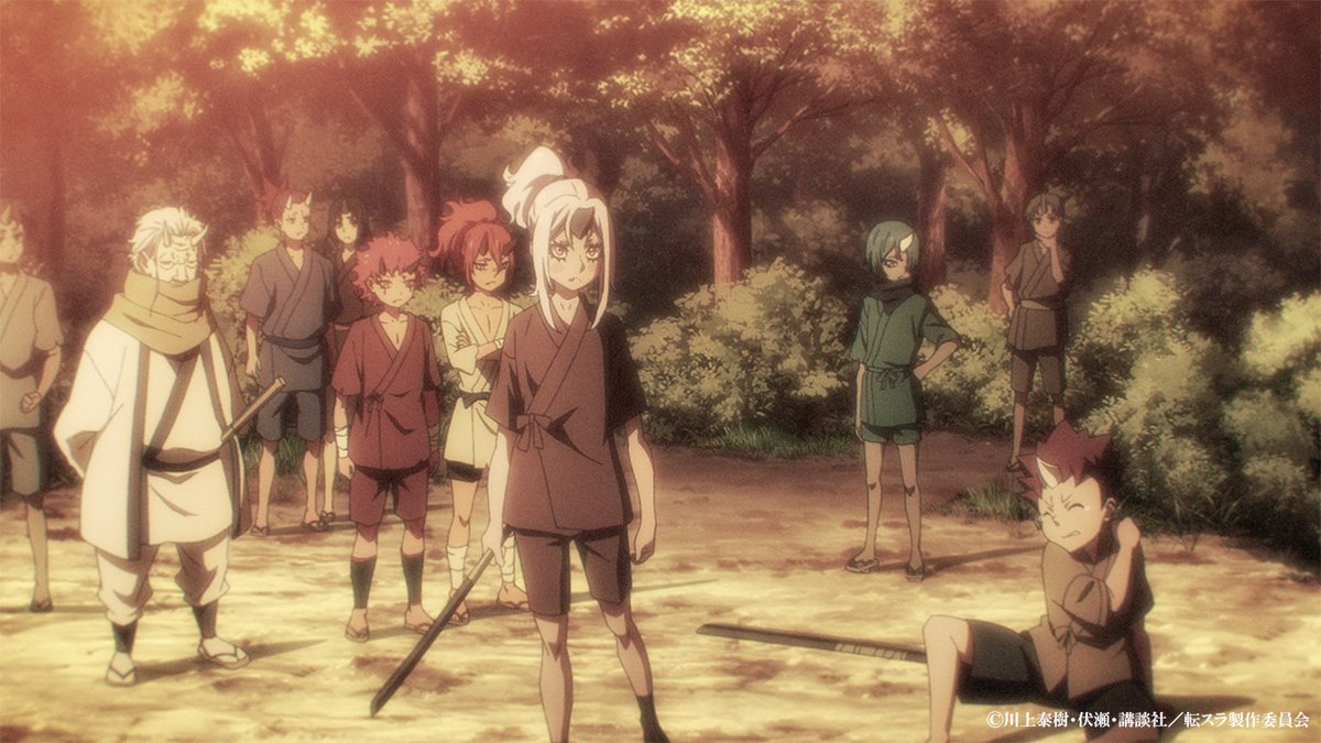 ten_sura_anime's tweet photo. 『#転生したらスライムだった件 第4期』
✨あらすじ＆先行場面写公開✨
┈┈┈┈┈┈┈┈┈┈┈┈┈┈┈┈┈┈┈┈
第95話（第4期 第23話）「グランベルの希望」

クロエとヒナタの救出に向けてリムルたちが
奮闘する一方で、シオンとランガは
ラズルを相手に戦い続けていた。
圧倒的な力の差を前に諦めないシオンは
その能力を進化させる。

┈┈┈┈┈┈┈┈┈┈┈┈┈┈┈┈┈┈┈┈
📺日本テレビ系「フラアニ」枠にて
9/18(金) 23:00～放送

📺BS11 9/19(土)22:00～放送
※放送日時は予告なく変更となる場合がございます。

詳細は転スラポータルサイトをチェック🔍
#転スラ