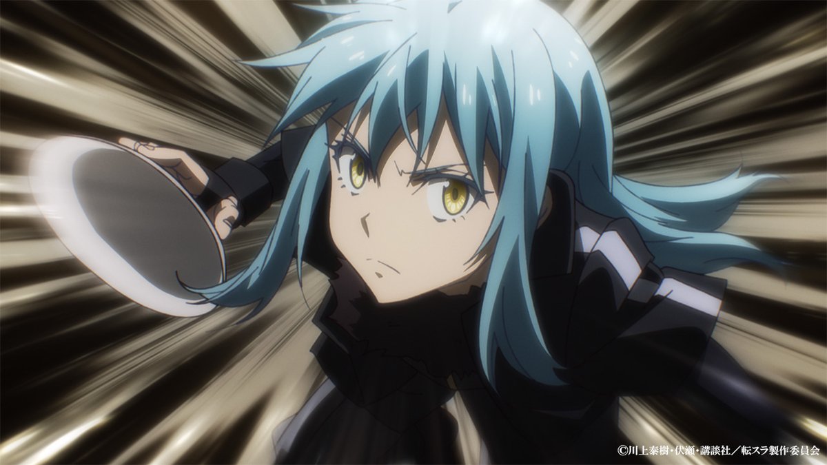ten_sura_anime's tweet photo. 『#転生したらスライムだった件 第4期』
✨あらすじ＆先行場面写公開✨
┈┈┈┈┈┈┈┈┈┈┈┈┈┈┈┈┈┈┈┈
第95話（第4期 第23話）「グランベルの希望」

クロエとヒナタの救出に向けてリムルたちが
奮闘する一方で、シオンとランガは
ラズルを相手に戦い続けていた。
圧倒的な力の差を前に諦めないシオンは
その能力を進化させる。

┈┈┈┈┈┈┈┈┈┈┈┈┈┈┈┈┈┈┈┈
📺日本テレビ系「フラアニ」枠にて
9/18(金) 23:00～放送

📺BS11 9/19(土)22:00～放送
※放送日時は予告なく変更となる場合がございます。

詳細は転スラポータルサイトをチェック🔍
#転スラ