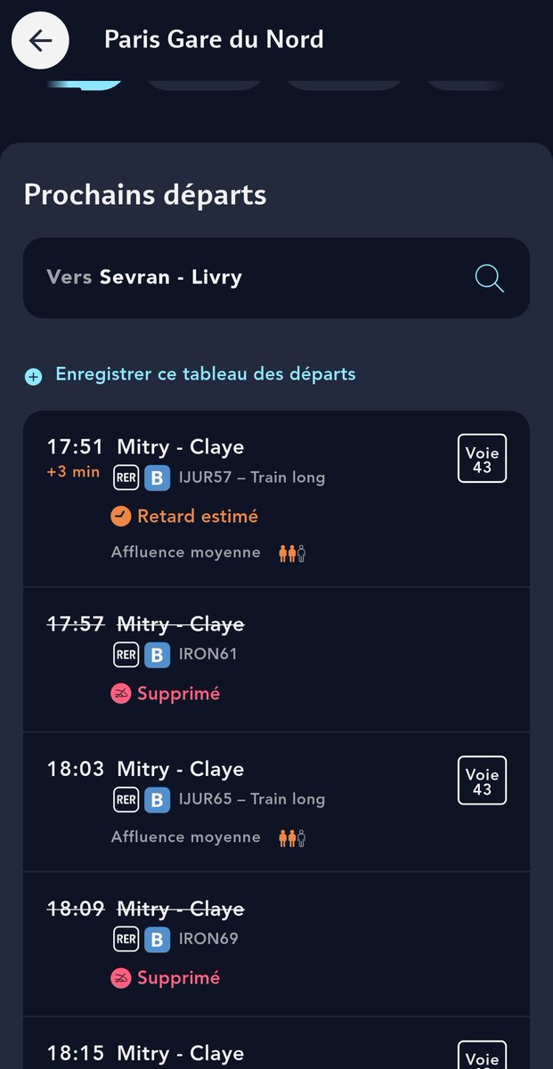 nightflight1980's tweet photo. @RERB Bonsoir, pourquoi la moitié des #rerb pour Mitry sont supprimés ? https://t.co/cYTad04f9H