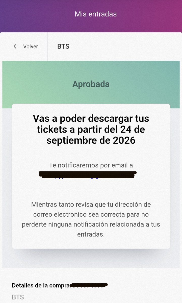 kisugus's tweet photo. Vendo 2 entradas para BTS!!
Para la fecha del 24/10 en cabecera sur (es zona de ingreso de los chicos con día de transmisión en vivo)
Las vendo para cubrir gastos personales y por problemas de estadía en la ciudad de Bs As 🥲🙌🏻
#BTS_WORLDTOUR_ARİRANG #BTSArgentina #BTSENTRADAS https://t.co/QMfAZ7pkaz