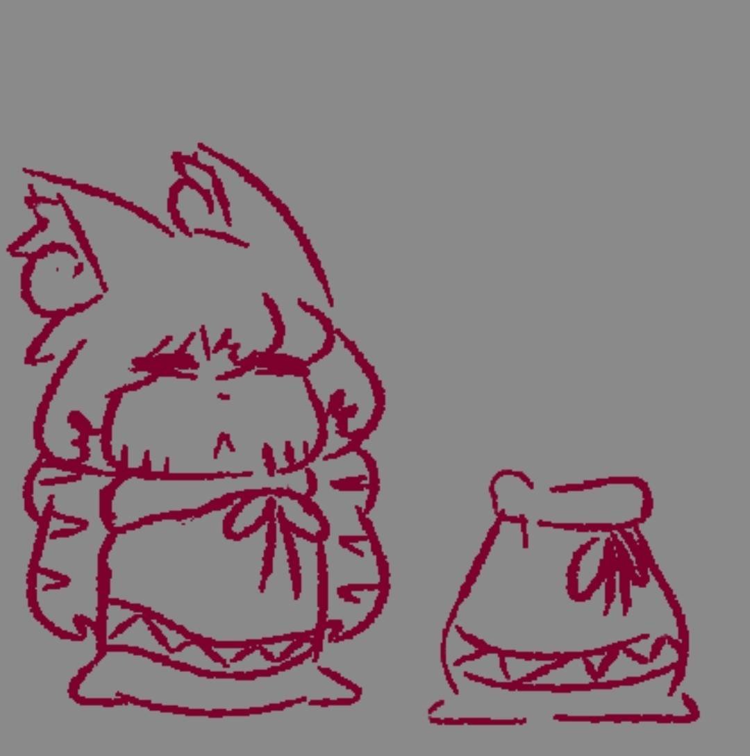 Porks_Art's tweet photo. my ocs doing the #sackchallenge https://t.co/UEoSDqD4gB