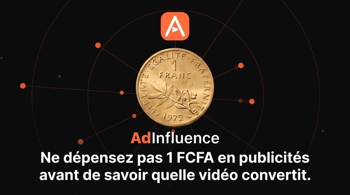 AdinfluenceAfri's tweet photo. 𝐍𝐞 𝐝𝐞́𝐩𝐞𝐧𝐬𝐞𝐳 𝐩𝐚𝐬 𝟏 𝐅𝐂𝐅𝐀 𝐞𝐧 𝐚𝐝𝐬 𝐚𝐯𝐚𝐧𝐭 𝐝𝐞 𝐬𝐚𝐯𝐨𝐢𝐫 𝐪𝐮𝐞𝐥𝐥𝐞 𝐕𝐈𝐃𝐄𝐎 𝐜𝐨𝐧𝐯𝐞𝐫𝐭𝐢𝐭. 𝐀𝐃𝐈𝐍𝐅𝐋𝐔𝐄𝐍𝐂𝐄 𝐞𝐬𝐭 𝐯𝐨𝐭𝐫𝐞 𝐥𝐚𝐛𝐨𝐫𝐚𝐭𝐨𝐢𝐫𝐞.

Voici comment la plupart des marques procèdent au Cameroun : https://t.co/7OaY3sHGfH