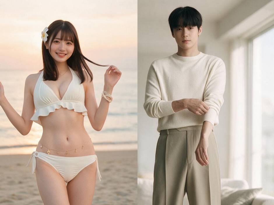 SumrellSean's tweet photo. Upload two individual photos✨
AI generates super sweet couple photos in 3 seconds

The effect is realistic. If you want to take a couple photo with someone, just throw the photo away💕
First free trial🔥
🔗https://t.co/MaF837PhCS

#AICouplePhoto #CouplePhoto #AIGeneration #AIArt https://t.co/dgUAHGIvHA