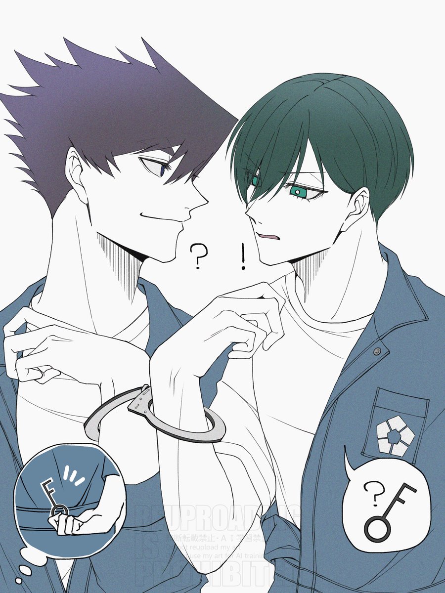 koso05011203's tweet photo. krrn 🐦‍⬛「鍵無いねん」(※krsくんの衣装捏造) https://t.co/rDWZYQhkKO