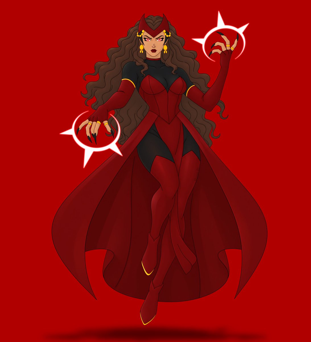Bubsboy0's tweet photo. #scarletwitch redesign https://t.co/g1PwnXTyDT