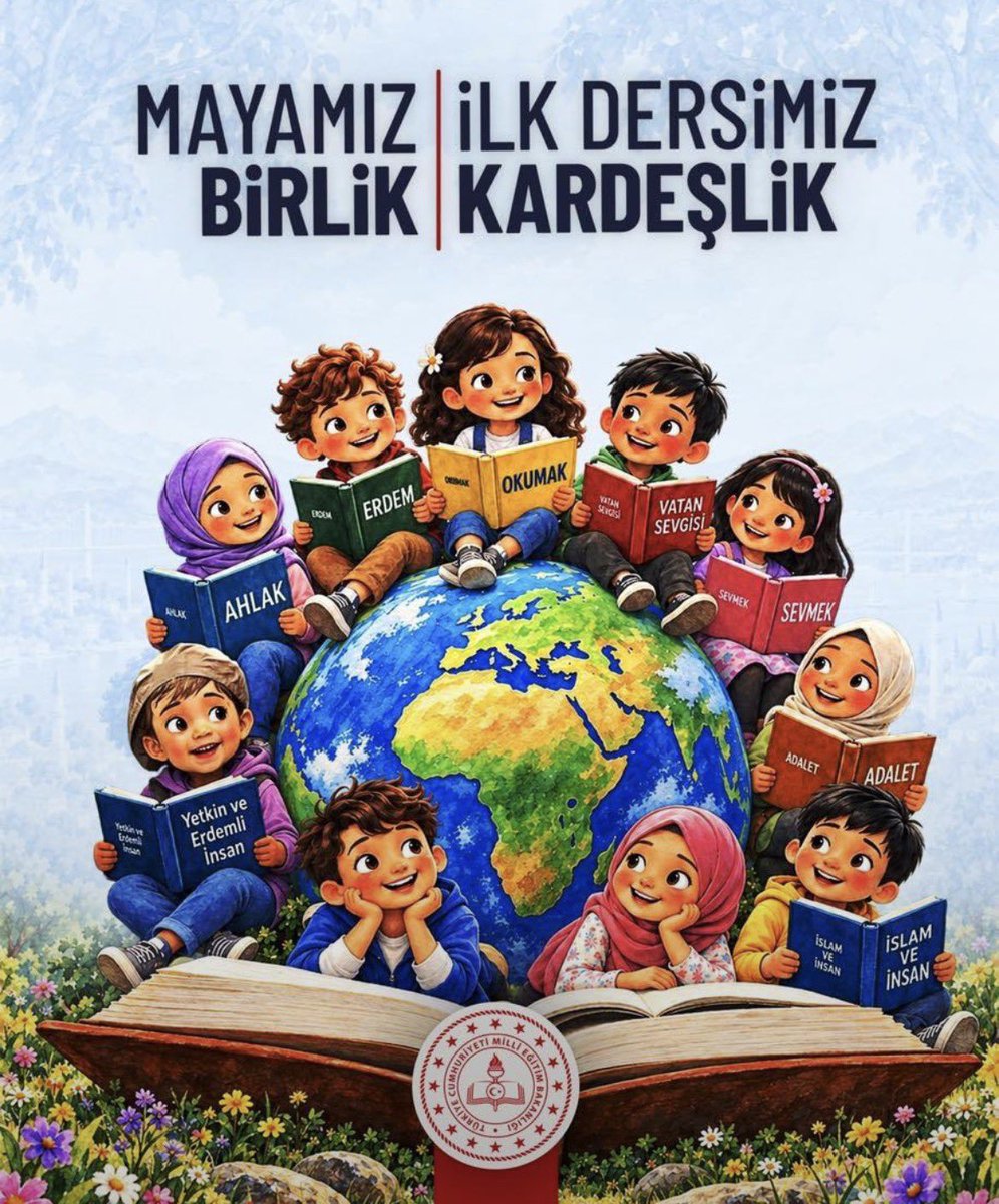 evcilerortaokul's tweet photo. 2026-2027 eğitim öğretim yılında öğrencilerimizin hem zihnine hem de gönlüne dokunan bir eğitim anlayışıyla ilerliyoruz.

Mayamız Birlik, İlk Dersimiz Kardeşlik.

#ilkdersimizkardeşlik https://t.co/zpLNZdZDbH