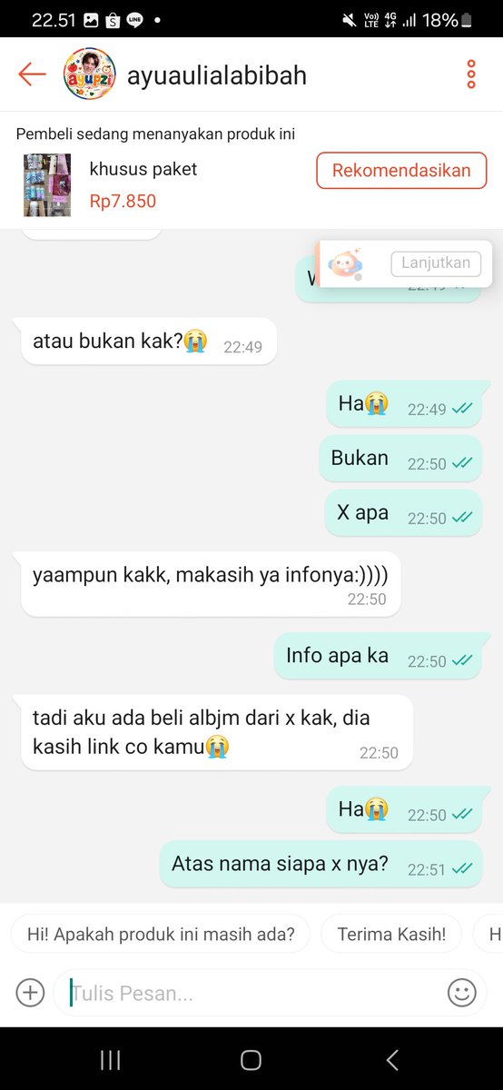 eommasunoo's tweet photo. Hello ka @ryulbaee  kalo cari duit yg waras ya jangan nipu. Untung buyer kamu pinter :) btw salam kenal https://t.co/fXQTV2J5h1