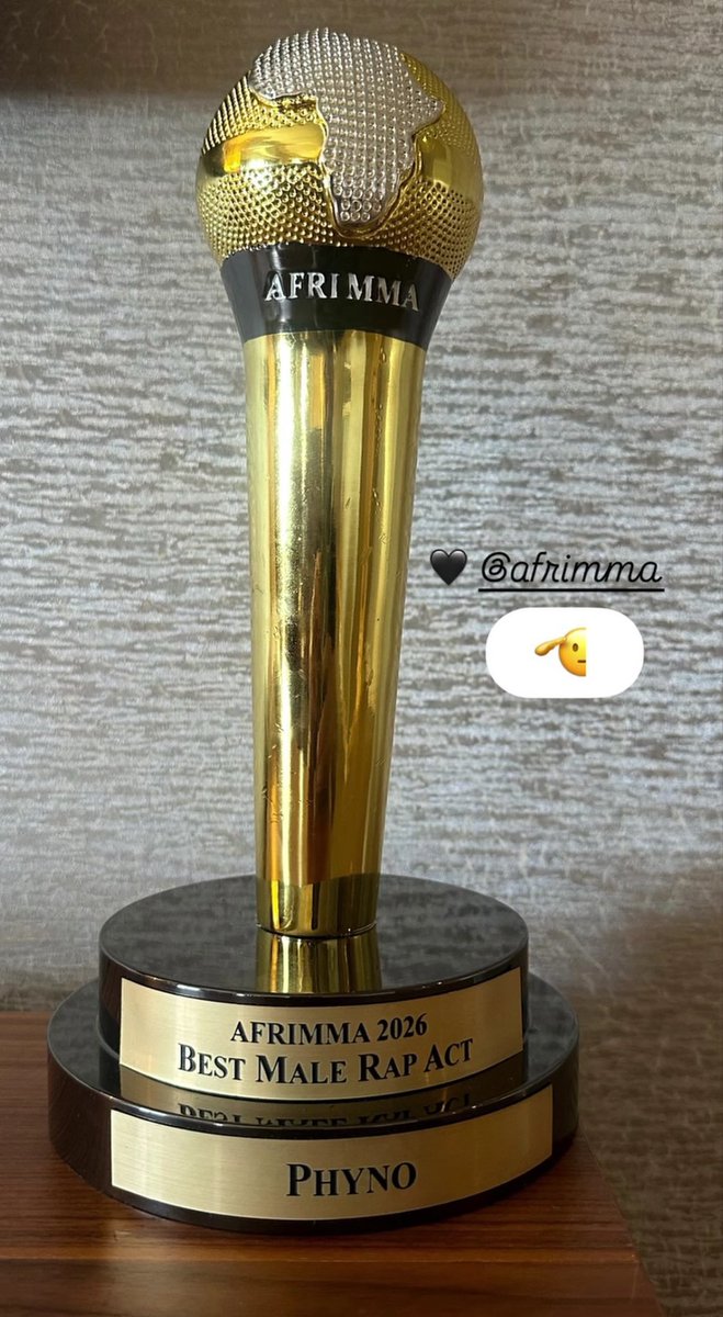 PulseNigeria247's tweet photo. Phyno won Best Male Rapper at AFRIMMA 2026. 👏🏽🔥 https://t.co/4A0MiVfI8C