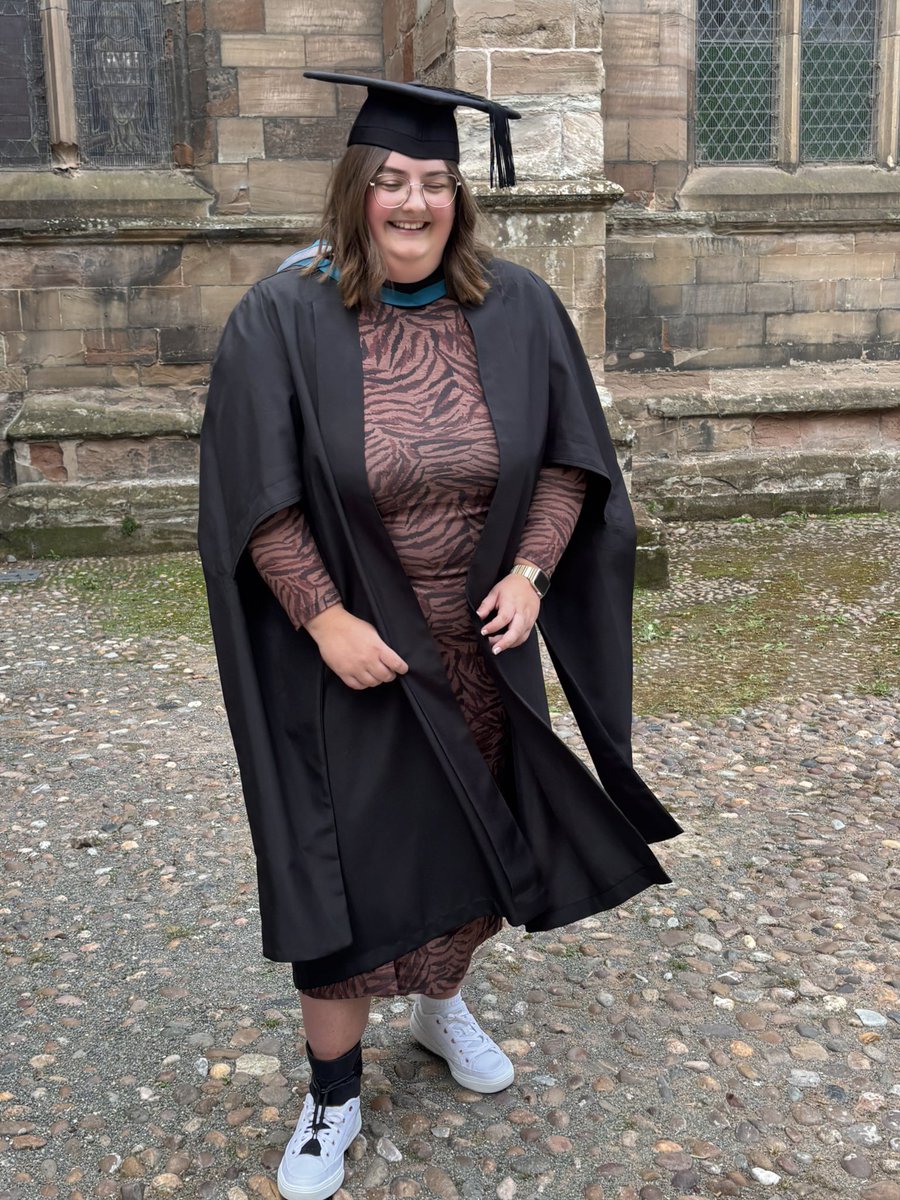 smithie_stfc's tweet photo. Apparently beating cancer wasn’t enough of a flex, so I got a Master’s too 🎓💅 https://t.co/9D3dQ24yJG