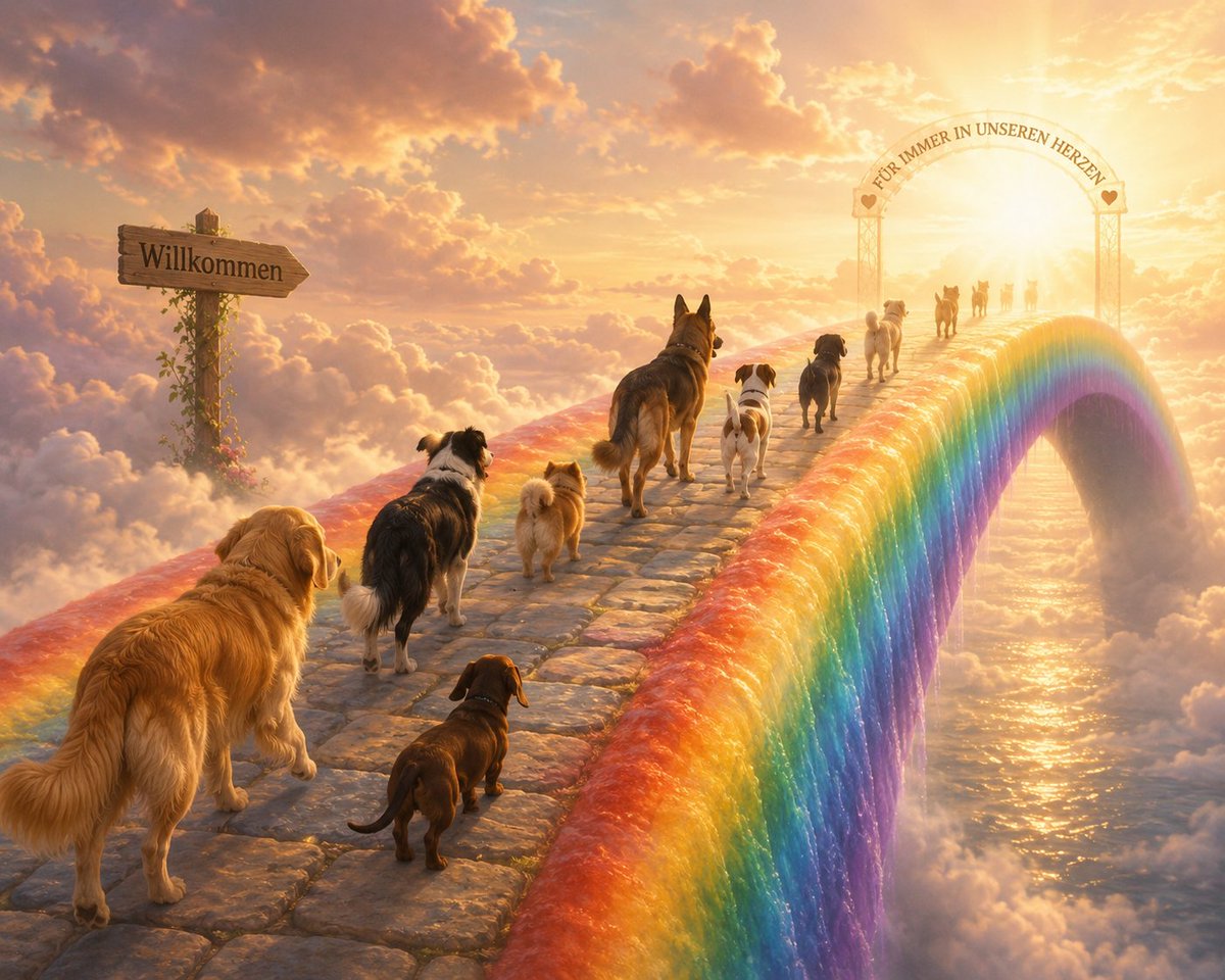 Hundevoting's tweet photo. Unvergessen, unersetzlich, für immer im Herzen. 📷📷
Die Regenbogenbrücke auf https://t.co/tEpBMunGhs ist ein geschützter Ort des Gedenkens für alle Hunde, die ihre Reise ��ber die Regenbogenbrücke angetreten haben. https://t.co/ek7ciRS9Vi