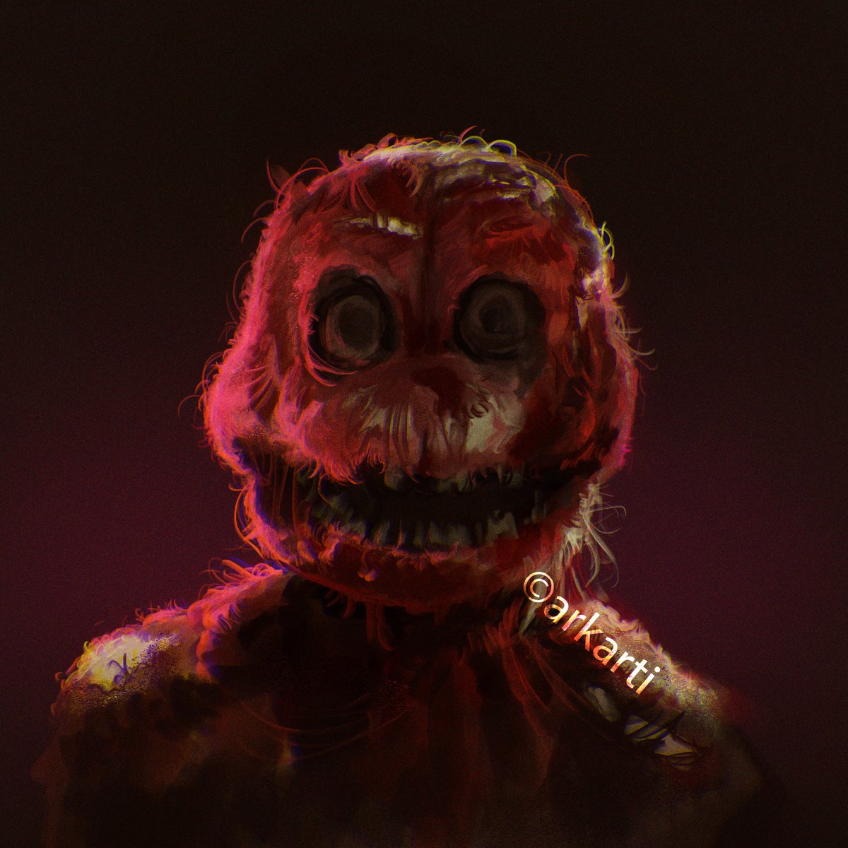 ArkartiArt's tweet photo. peeled animatronic 😳
#FNAF https://t.co/bwPXTeiHOx