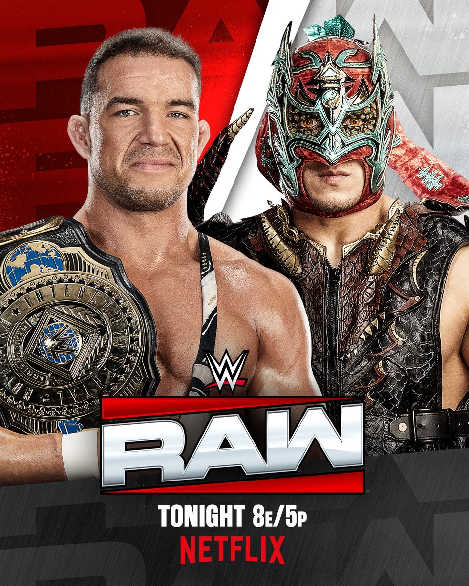 WWE's tweet photo. Can't wait for this one. 

@WWEGable defends his Intercontinental Championship against @dragonlee95 TONIGHT on #WWERaw!

📍: Mexico City, MEX
🎟️: https://t.co/6DqFK1auYe
📺: 8 ET/5 PT on @netflix https://t.co/SVTPLK5GRr